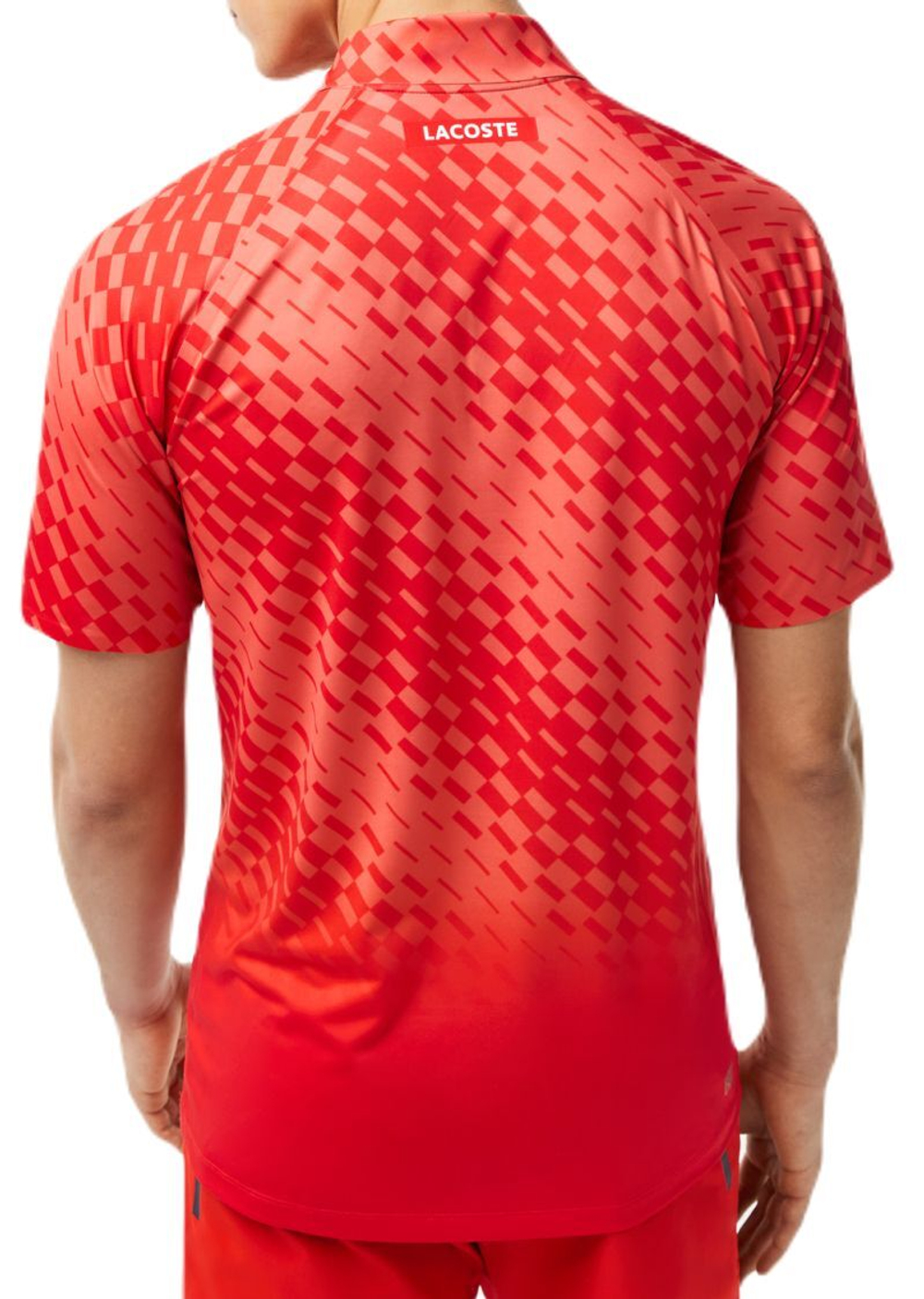 Мужское теннисное поло Lacoste Tennis x Novak Djokovic Player Version Polo Shirt - red/orange