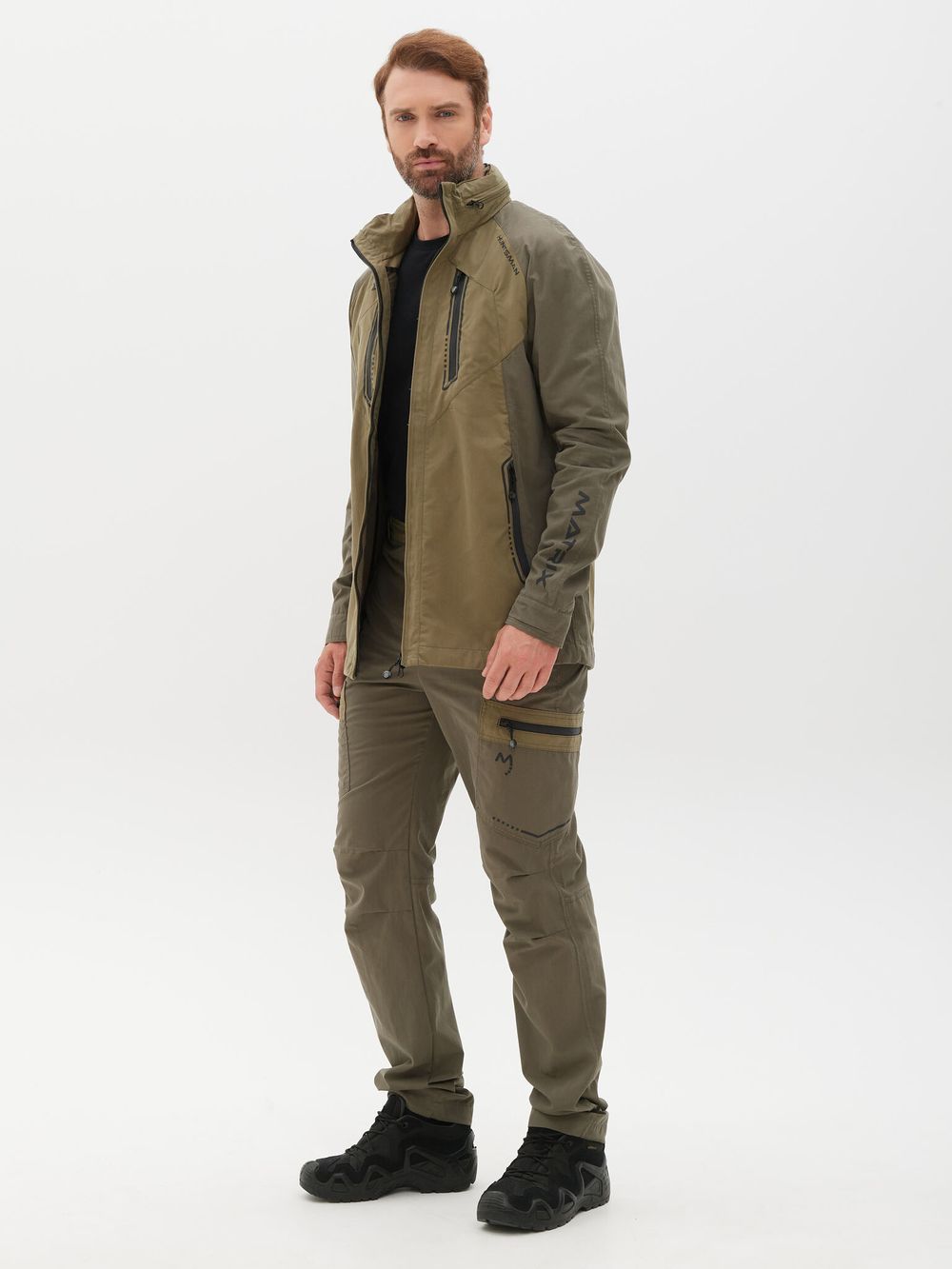 Костюм летний Матрица NEW ткань Ravena Peach Wash цвет Хаки