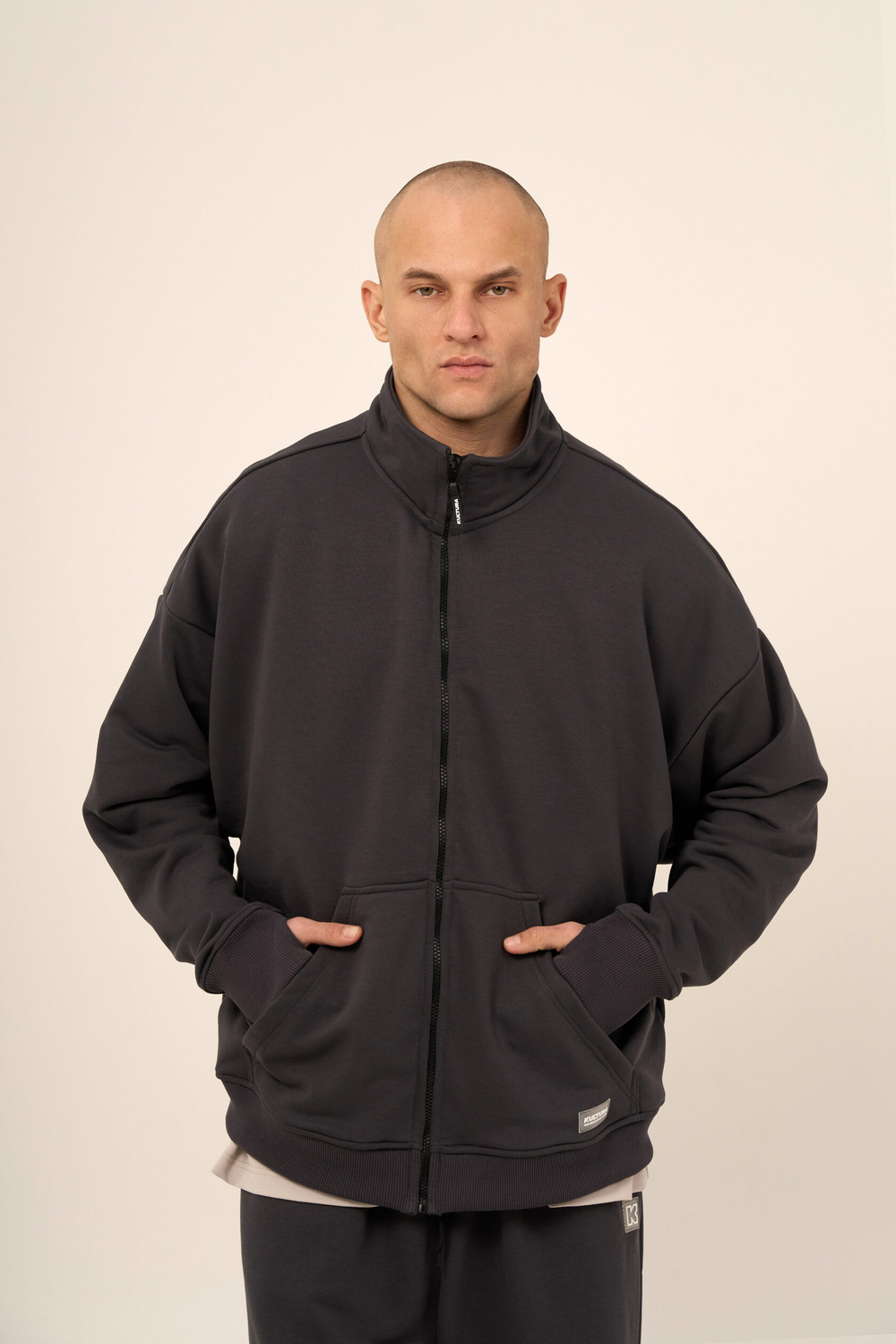 Толстовка KUL'TURA "ZIPPER" Фуме