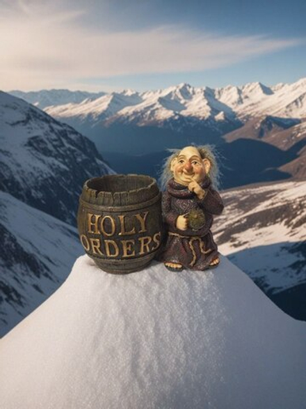 Статуэтка норвежский тролль-монах