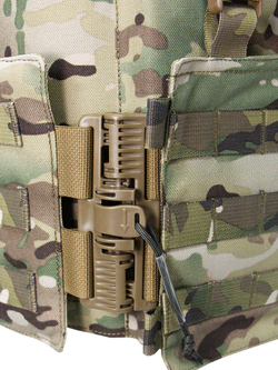 Чехол для бронежилета плитника КРЕПОСТЬ быстросброс слева, MIMICRYA, Cordura 1000D, MULTICAM, S-M