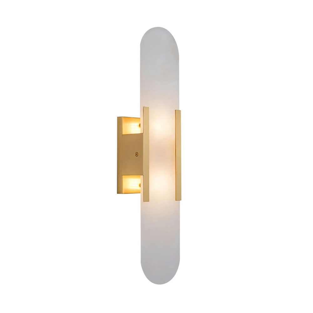 Настенный светильник F037/L gold/white