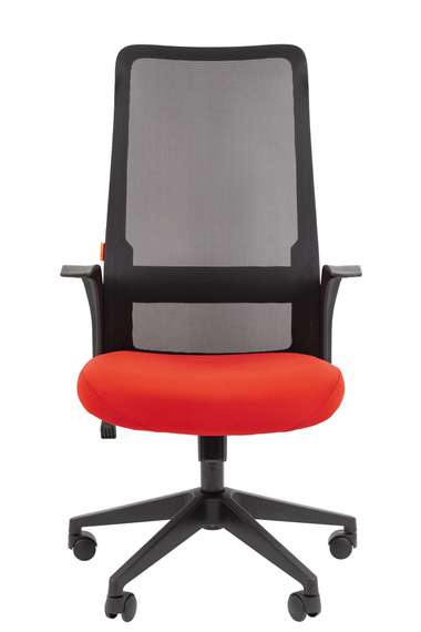 Офисное кресло Chairman 573 Россия черный/красный