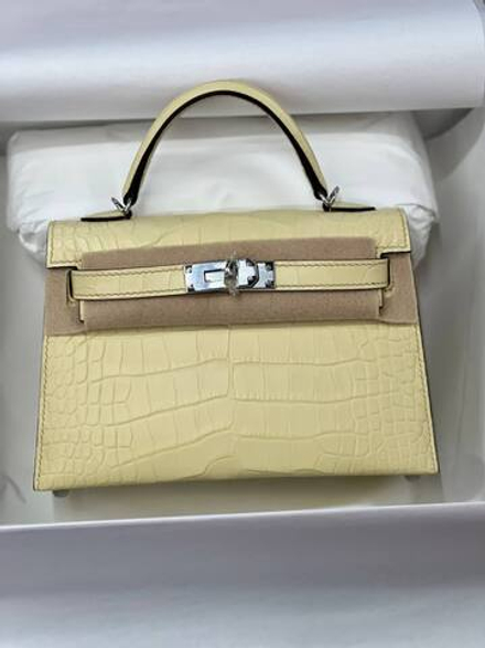 Сумка Hermes из кожи крокодила