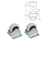 Мебельные колеса, выдвижные ролики диванов, шкафов, кроватей