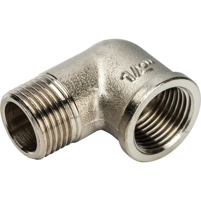 Угольник STOUT НВ 1/2" никель