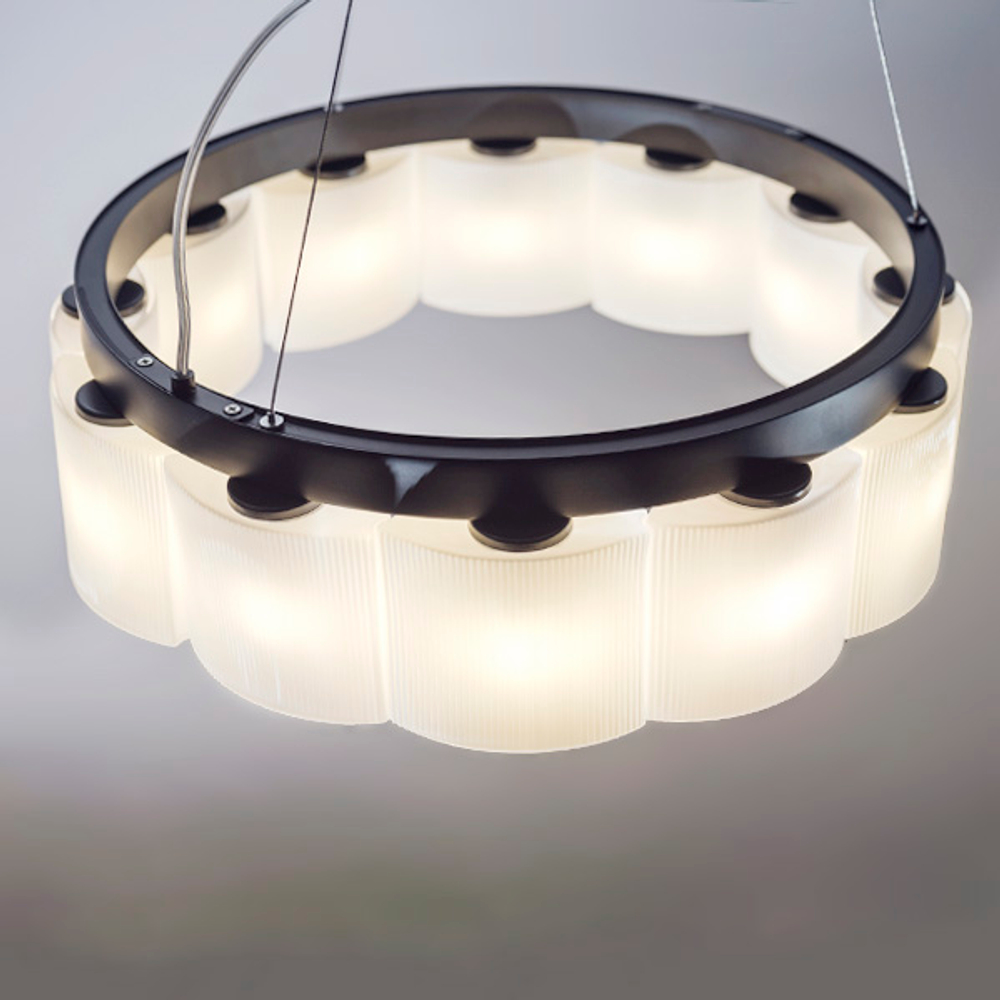 812126 Люстра NIBBLER 12х6W(Led) G9 ЧЕРНЫЙ/БЕЛЫЙ