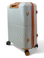 Средний чемодан Bon-Voyage PP Wave, Светло-серый, M