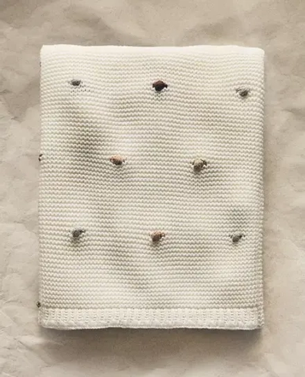 ZARA HOME ДЕТСКИЙ ТРИКОТАЖНЫЙ ПЛЕД, РАЗНОЦВЕТНЫЙ