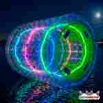 Гидророллер «Бирюзовый импульс», трёхместный, ТПУ, 2,4×2,2×2,2 м