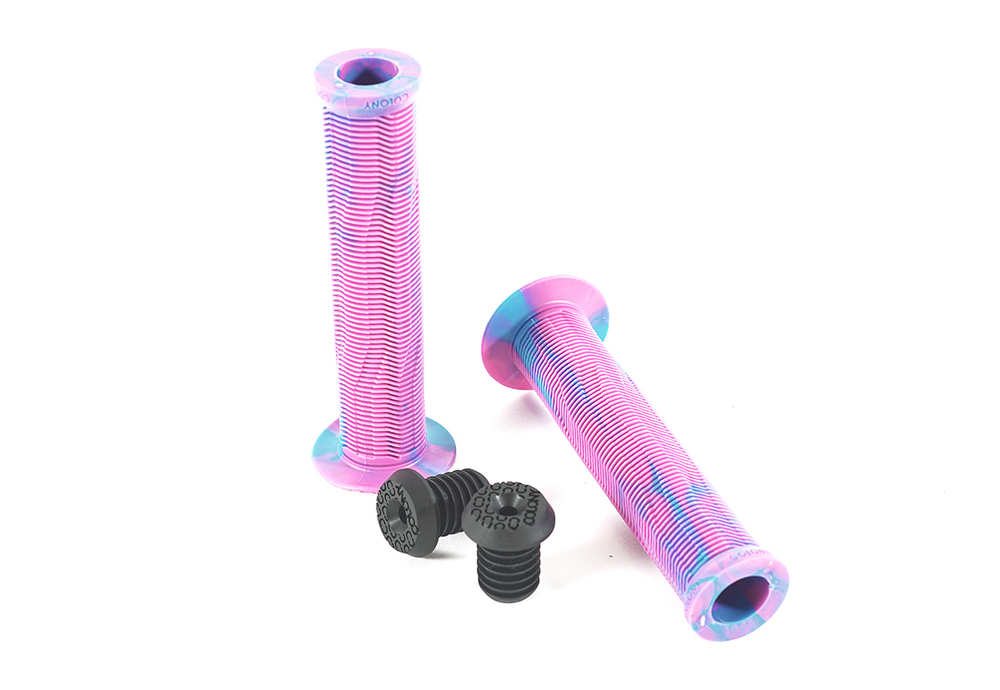 Ручки на руль BMX Much Room Grips, 30х140мм цвет розово-голубые, арт. I15-955Х COLONY