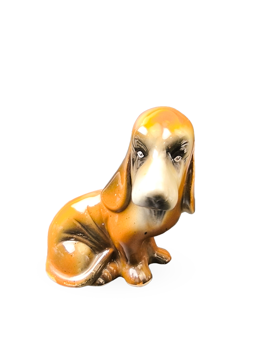 Фарфоровая статуэтка "Бассет-хаунд"