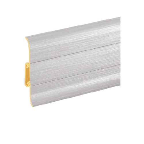 ПЛИНТУС "Cezar" 401 Алюмин. текст. 59*22мм 2,5м с к/к.