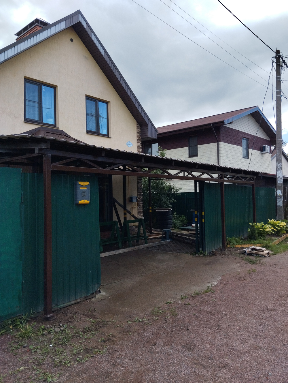 Изготовление и монтаж навеса