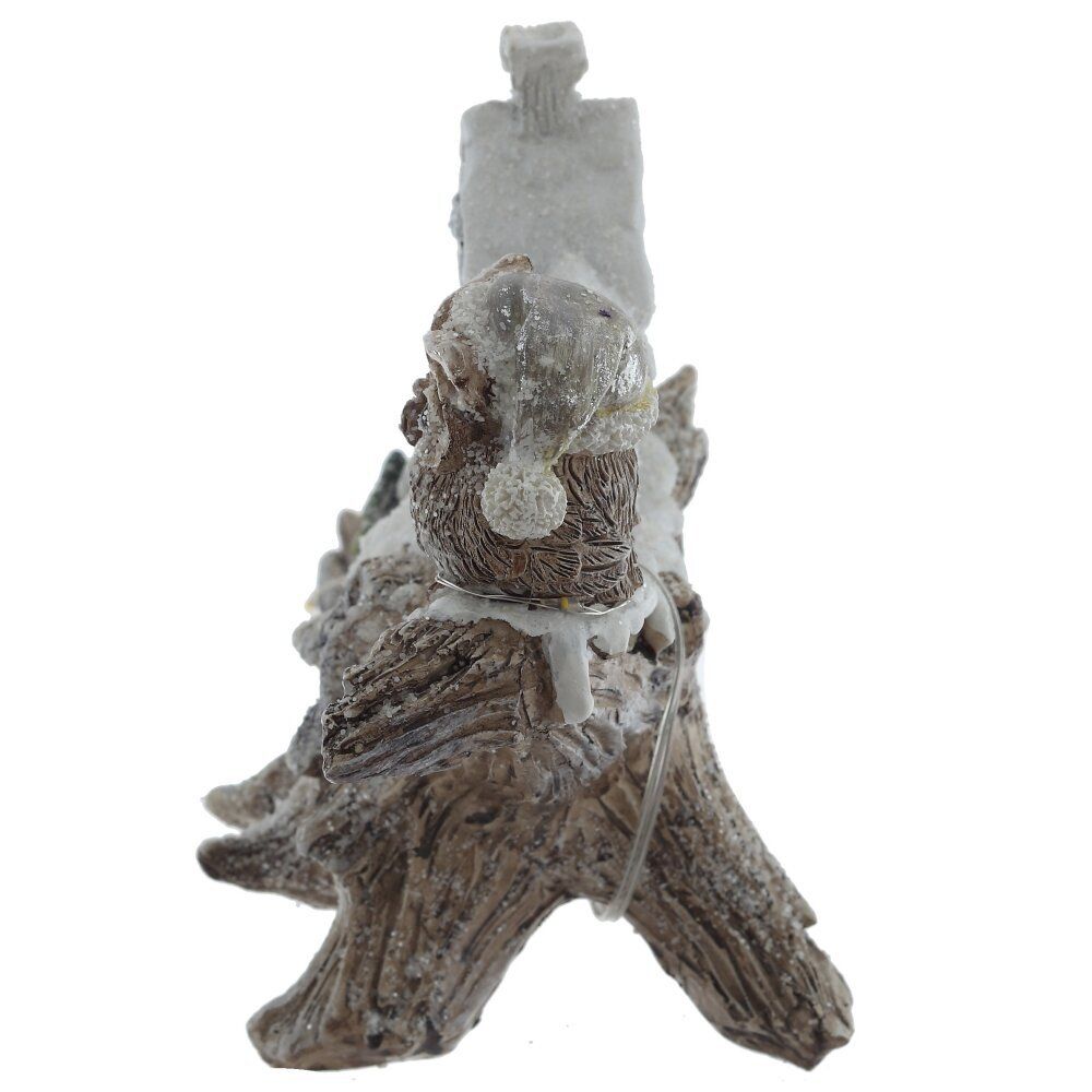 GAEM Фигурка декоративная "Зимняя композиция" с подсветкой (LR44x2,прилаг), L2, L20,5 W9 H14 см, 2в.