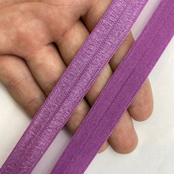 Бейка глянцевая темная лаванда 15 мм