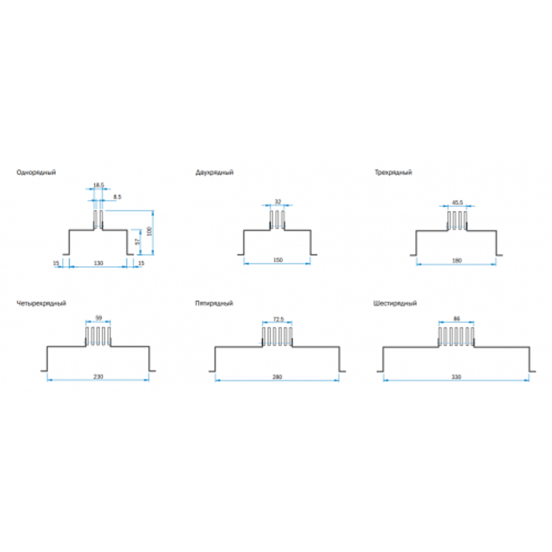 Линейная вентиляционная решетка для бассейнов LD-N