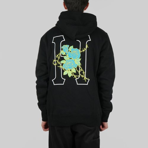 Толстовка мужская HUF Barb Wire артикул:PF00389 BLACK - купить в магазине Дайс