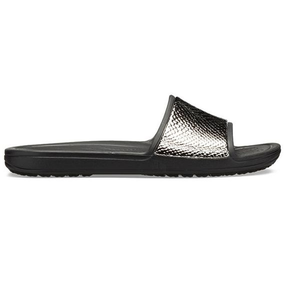 Crocs Sloane Metaltext 'Black'
