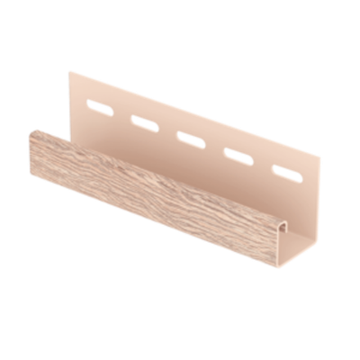 J-профиль Ю-Пласт Лиственница 3,05 м, 20 шт./упак.