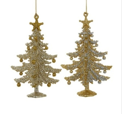 Ёлка золотистая, ёлочное украшение [Арт. T1496]