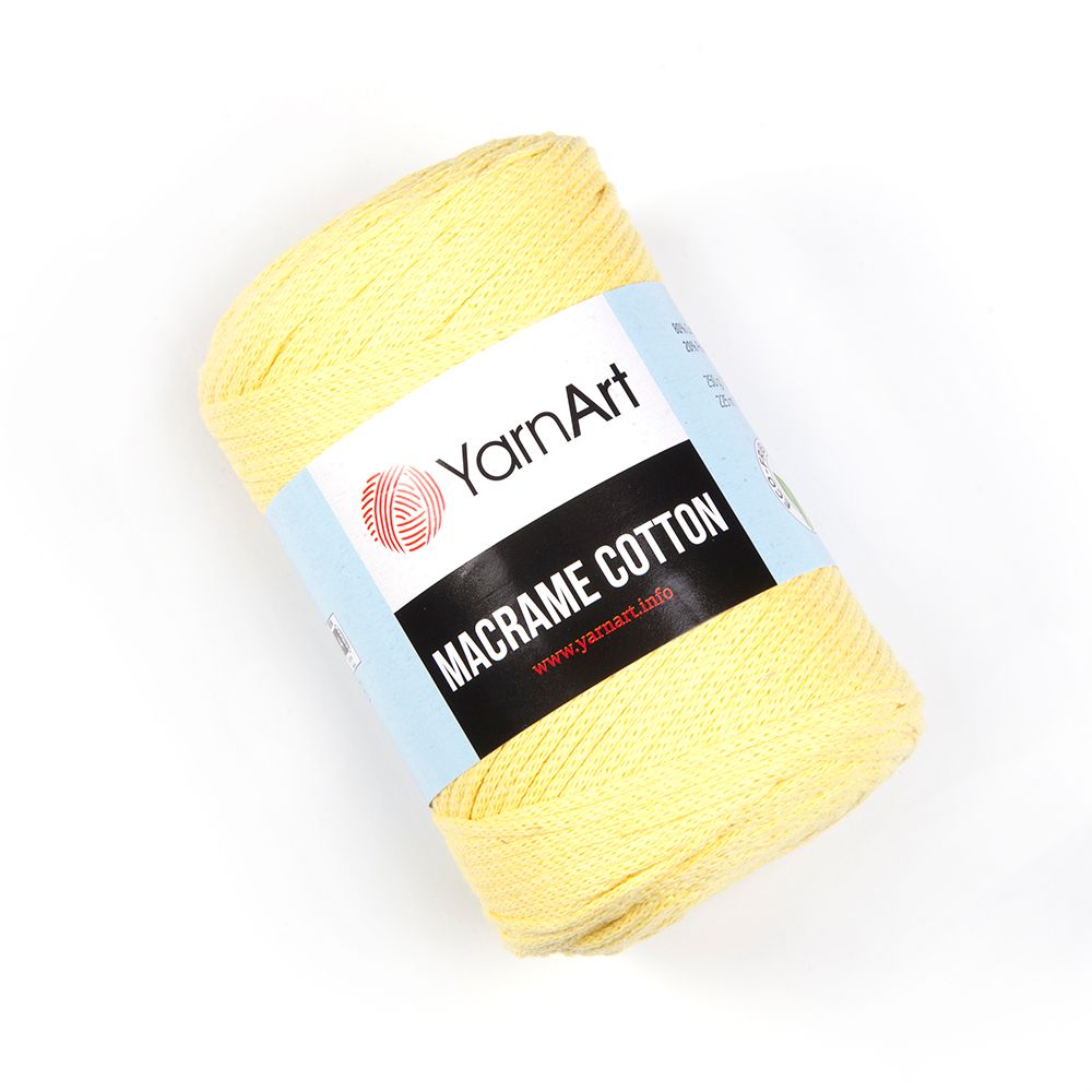 Пряжа YarnArt Macrame Cotton, Желтый