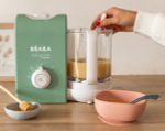 Уцененный товар: блендер-пароварка для детского питания 5 в 1 BEABA Babycook Express зеленый
