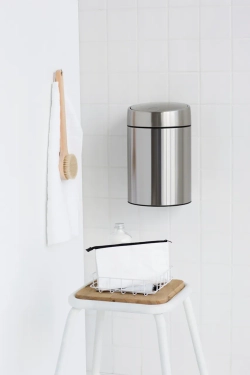 Brabantia Контейнер для мусора Slide Bin 5л, матовая сталь 477546