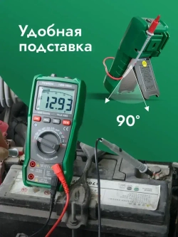 Мультиметр цифровой с прозвонкой TESMEN TMM-569A 4000 отсчетов 2 защитных предохранителя
