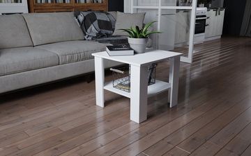 Стол журнальный КОНСУЛ-9 белый