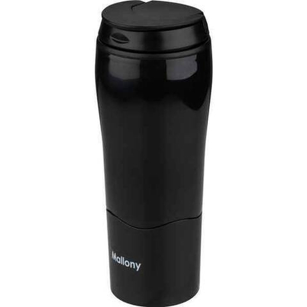 Термокружка-непроливайка Mallony Magnifico 480мл черный, полипропилен