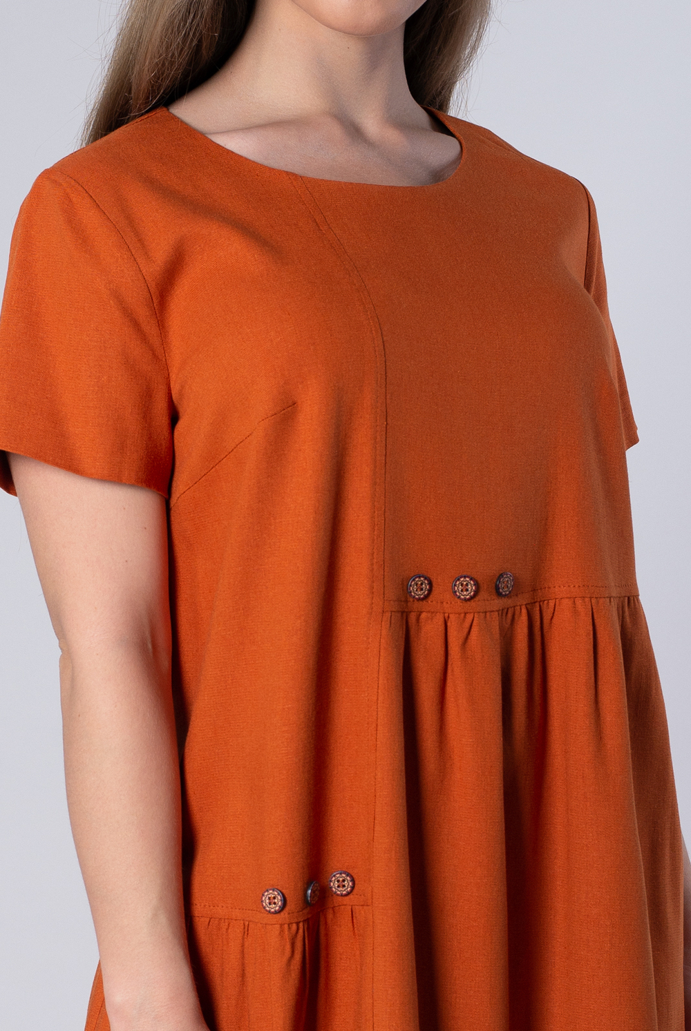 Платье женское 1843ЮП, Терракот #363Тер051843ЮП