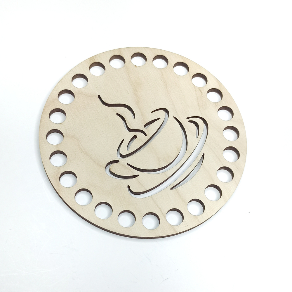 Донышко ажурное Кофе