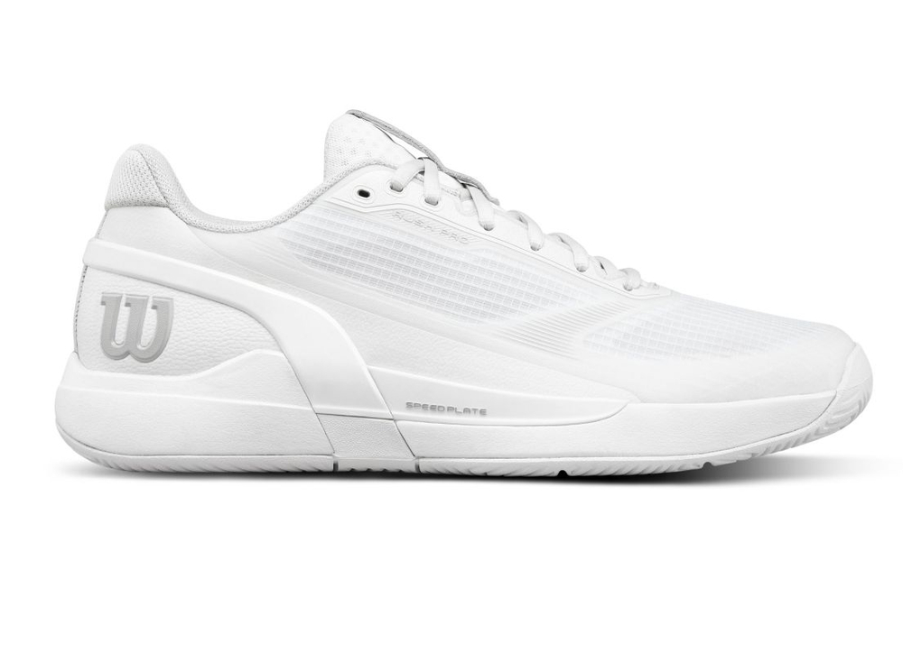 Мужские кроссовки теннисные Wilson Rush Pro 5 - white/white/white