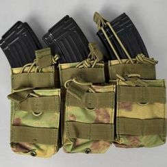 Подсумок открытый для магазинов АК, АК 74, АКМ, с креплением Molle, мох