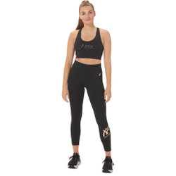 Женские теннисные брюки ASICS Tiger Tight Women - Black, Beige