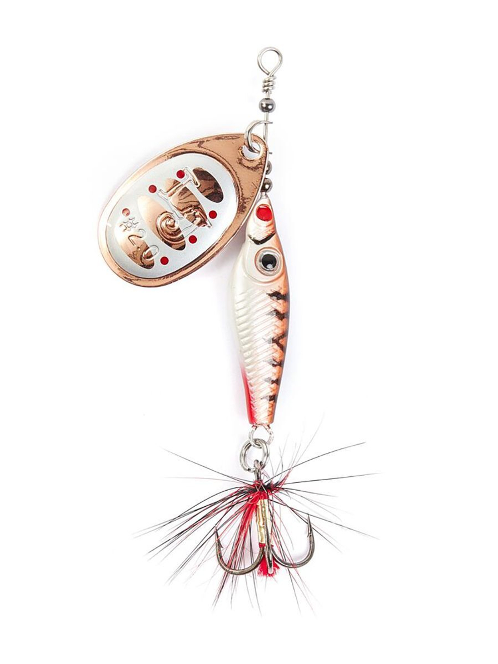 Блесна вращающаяся Lucky John TRIAN BLADE ROUND 9.0г 007