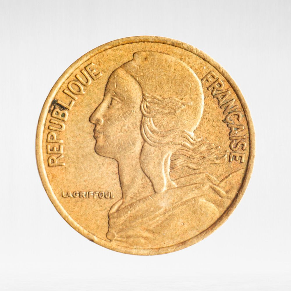 France, 5 Centimes 1975, VF
