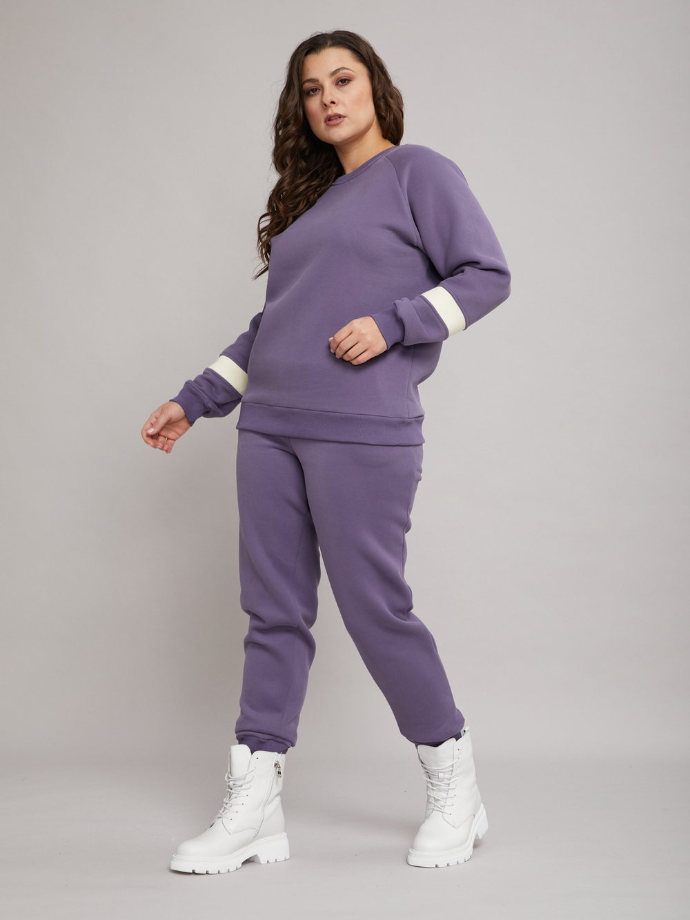 Костюмы с брюками КБофн-042/лиловый