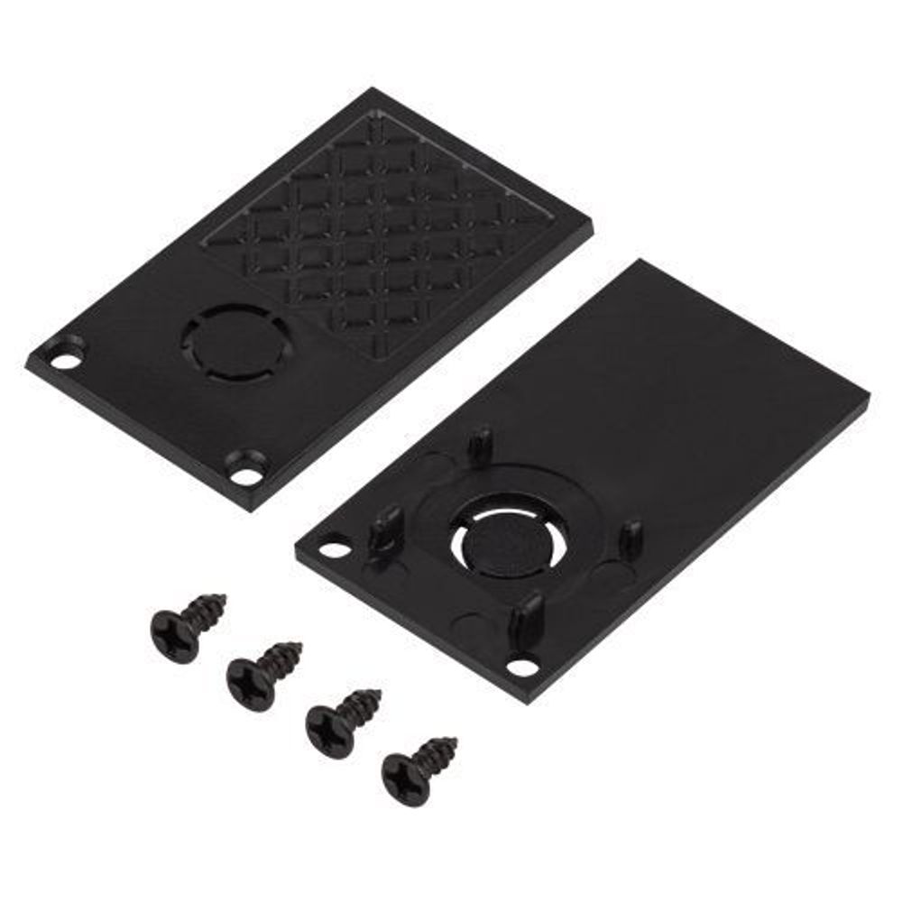 Комплект торцевых заглушек TRM-R20-EC-B для встраив. магнитного шинопровода TRM-R20 NOVA 48В черн. Эра Б0054780