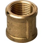 Муфта STOUT SFT 0005 - 1/2" (для стальных труб, латунь без покрытия)