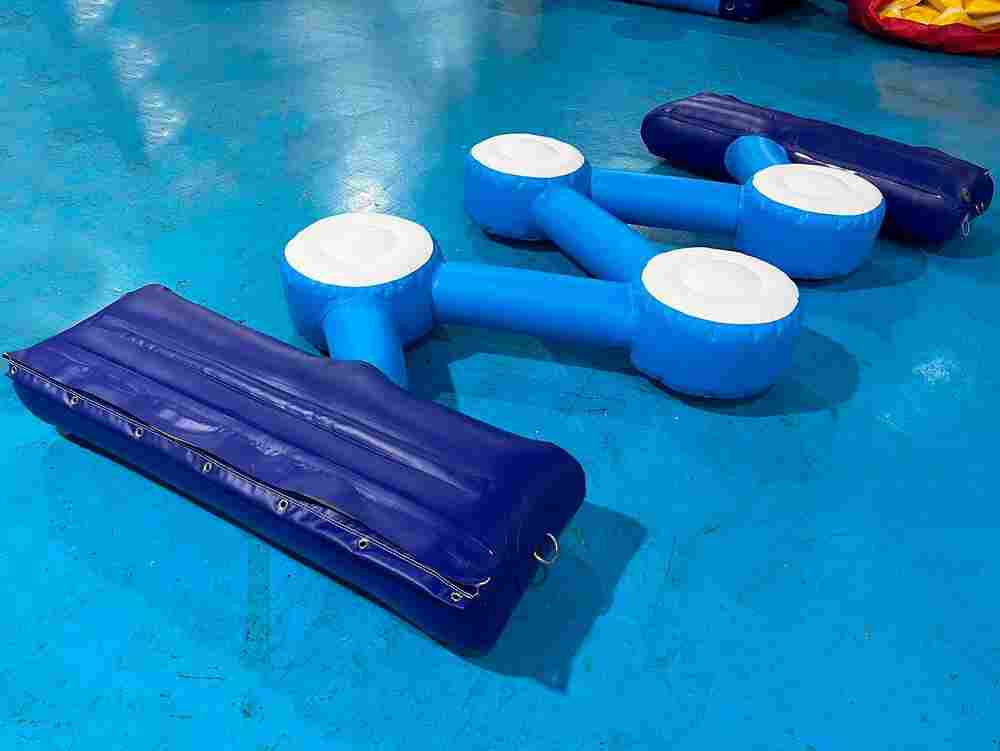 Надувной наземный аквапарк «Поймай осьминога», 31*15*8 м