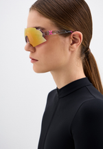 Спортивные очки HILX Savage 2.0 Shiny Crystal Grey Pink / Pink Lens