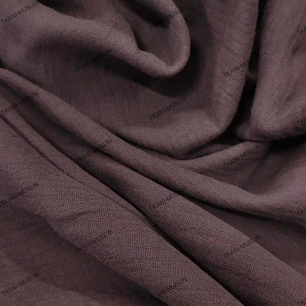 Муслин двухслойный «Кофе»