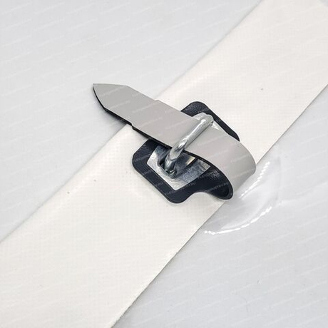 Скоба прямоугольная тентовая h15 мм