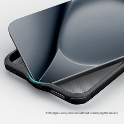 Противоударный чехол для Xiaomi Redmi Note 15 Pro+ 5G и Poco M8 Pro 5G, серия Super Frosted Shield Pro (Clear version) прозрачный тонированный от Nillkin