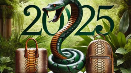 Зелёная Деревянная Змея 2025: Тренды и Символика в Моде Изделий из Кожи Рептилий