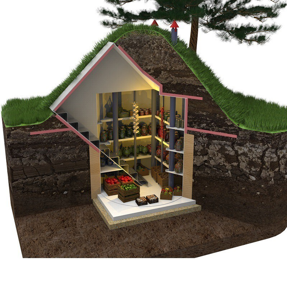 Погреб Kellari 7 Коло Веси(2000x2000x2700см;435кг;) - арт.560267