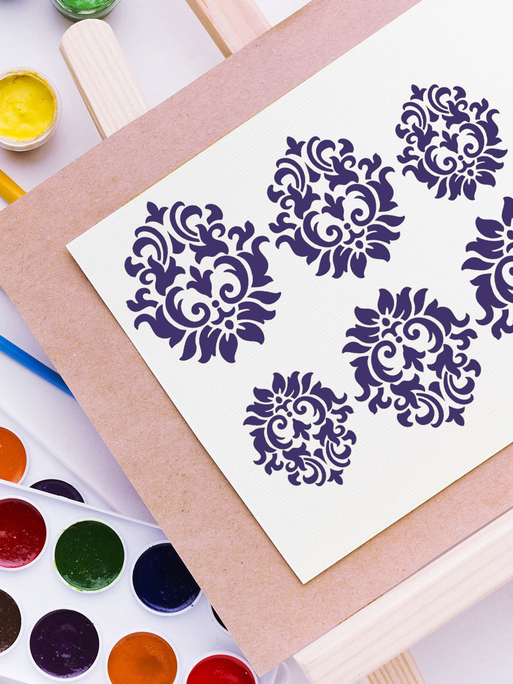 Трафарет для скрапбукинга из пластика многоразовый 023