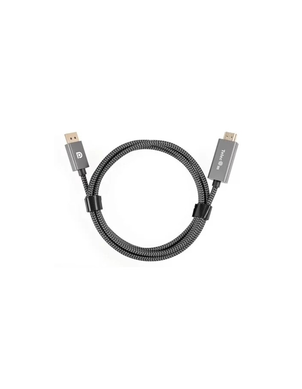 Видеокабели и переходники Telecom  Кабель DisplayPort M-&gt; HDMI M 4K@60Hz 1.8m,оплетка [7958820049859]